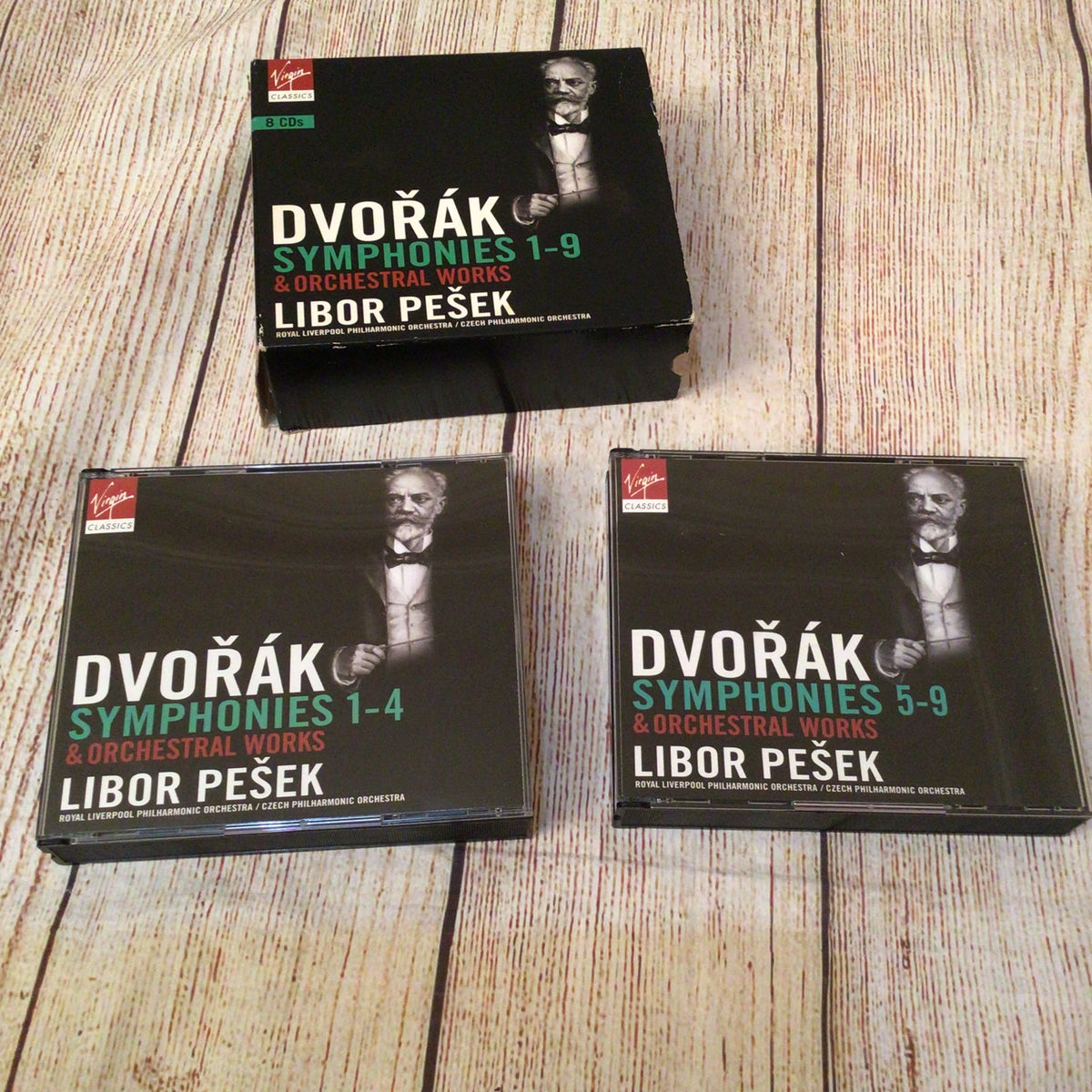 Dvořák - Symphonies 1-9 & Orchestral Works, 8xCDs Box Set, 724356185326