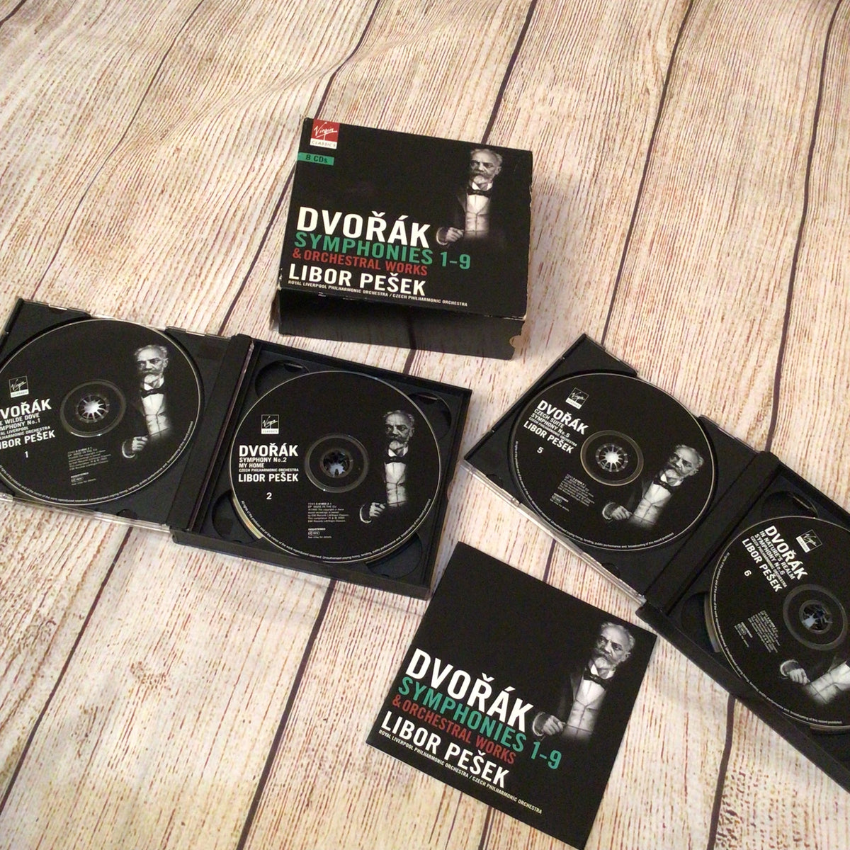 Dvořák - Symphonies 1-9 & Orchestral Works, 8xCDs Box Set, 724356185326