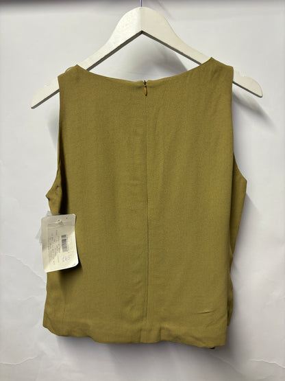 Paola Antonini Khaki Button Vest 14