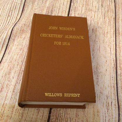 John Wisden's Cricketers' Almanack for 1914, Willows Reprint No. 187 of 500