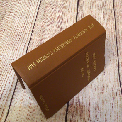 John Wisden's Cricketers' Almanack for 1914, Willows Reprint No. 187 of 500