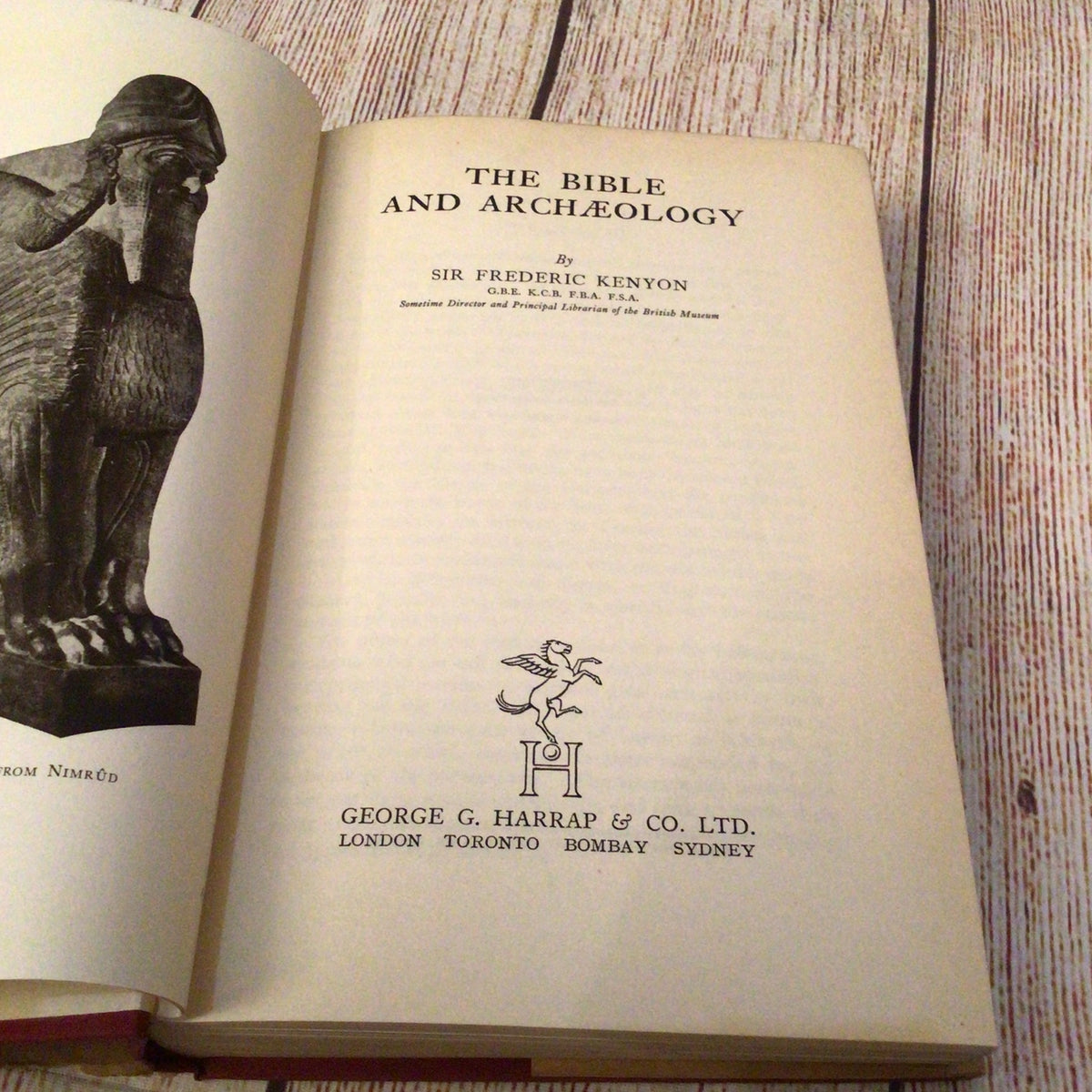 The Bible & Archaeology by Frederic Kenyon (1940)