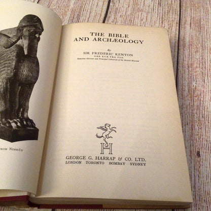 The Bible & Archaeology by Frederic Kenyon (1940)