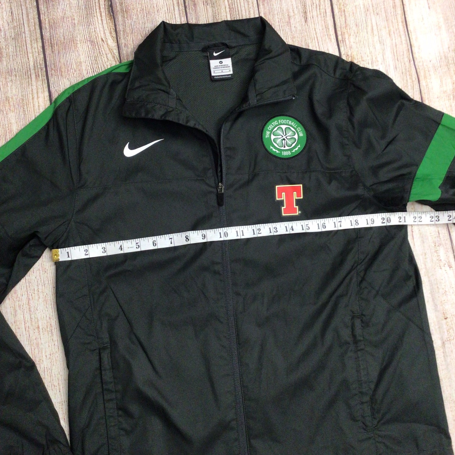 Nike Celtic FC Football Club Dark Green Full Zip Jacket Size M