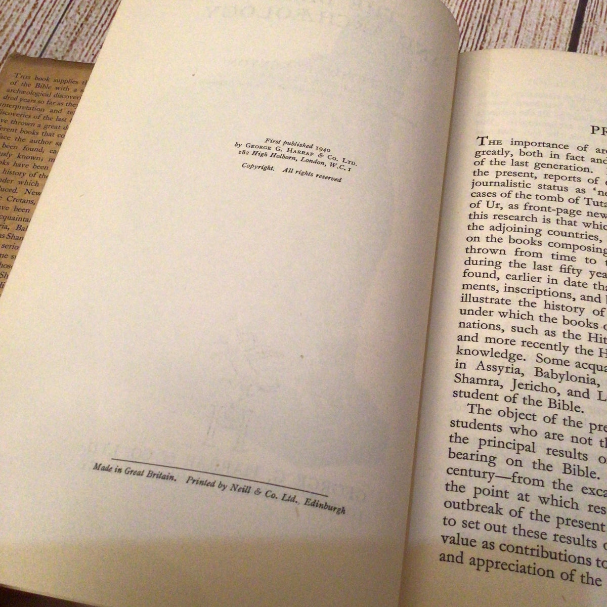 The Bible & Archaeology by Frederic Kenyon (1940)