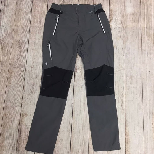 Regatta Black & Grey Lightweight Trousers w/Ankle Zips Size W30