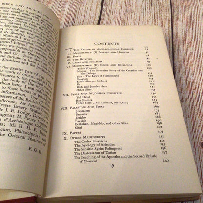 The Bible & Archaeology by Frederic Kenyon (1940)