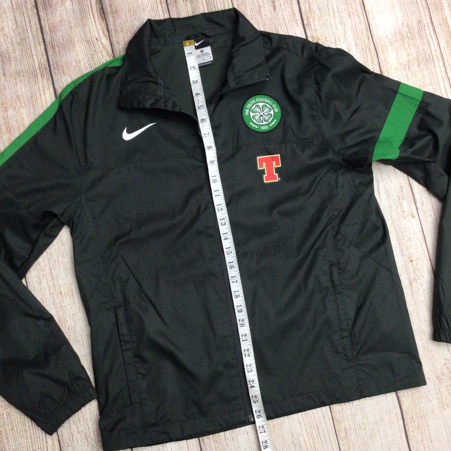 Nike Celtic FC Football Club Dark Green Full Zip Jacket Size M