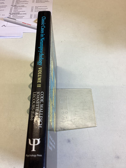 Classic Cases In Neuropsychology Volume 11 Code, Wallesch, Joanette & Lecours