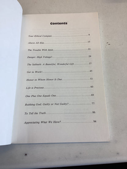 Your Ethical Compass Twelve Sermons On The Ten Commandments Ken Kettlewell