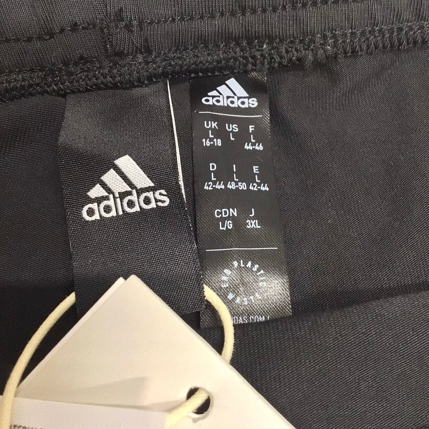 BNWT Adidas Black High Rise Tight Fit 7/8 Leggings Size L (16-18 UK)