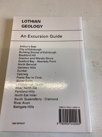 Lothian Geology An Excursion Guide A D McAdam E N K Clarkson
