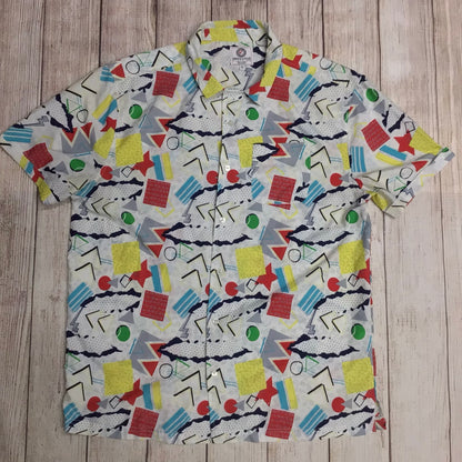 One Resolution Multi Print Short Sleeve Shirt Size XL