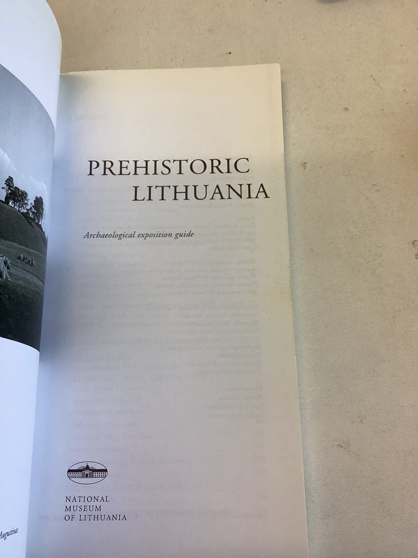 Prehistoric Lithuania Archaeology Exposition Guide