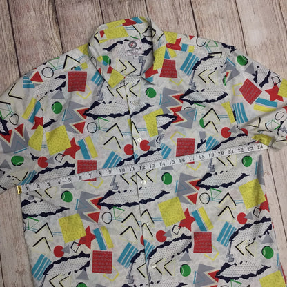 One Resolution Multi Print Short Sleeve Shirt Size XL