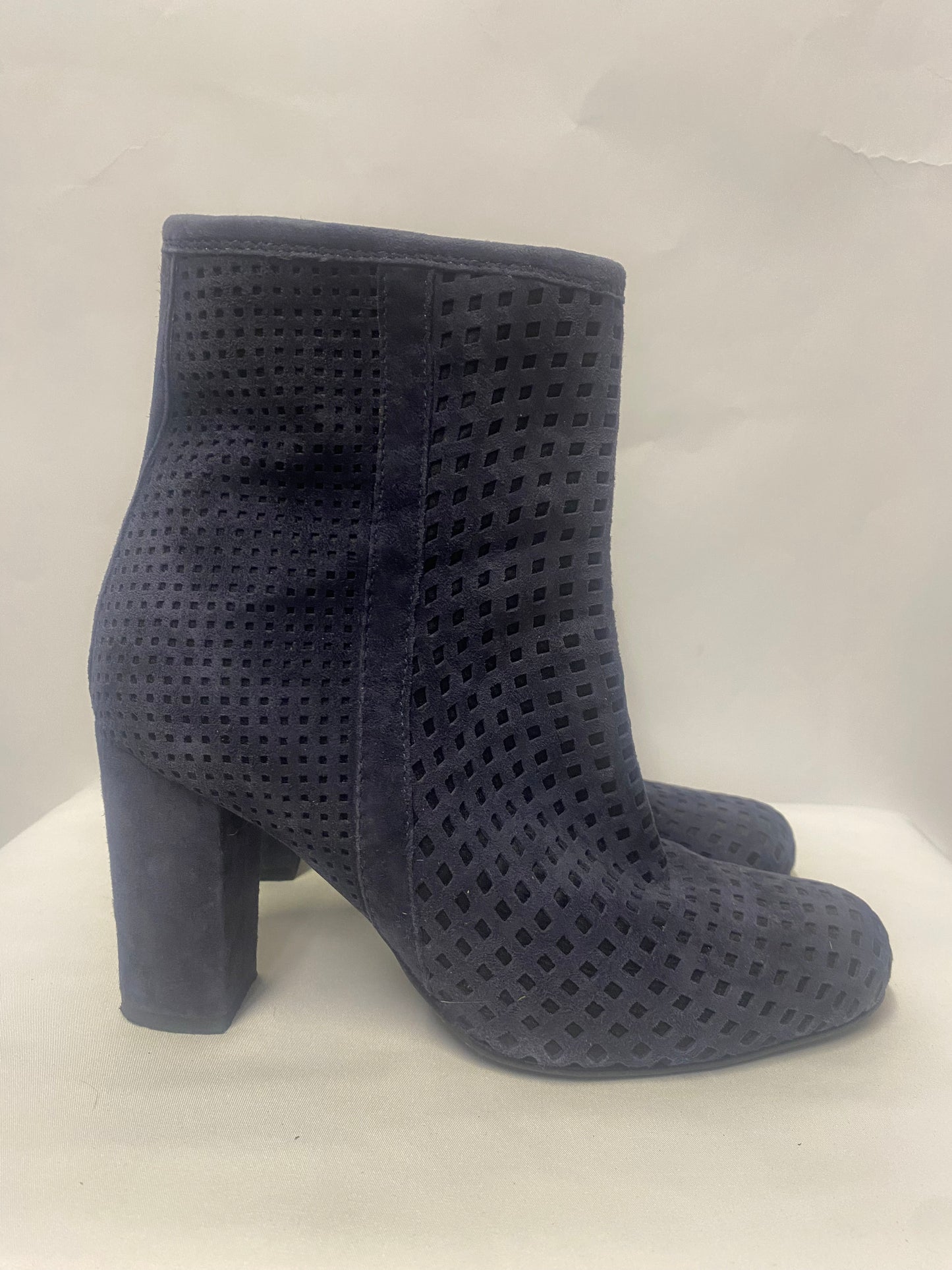 Daniel Footwear Dark Blue Heeled Boots 6/39