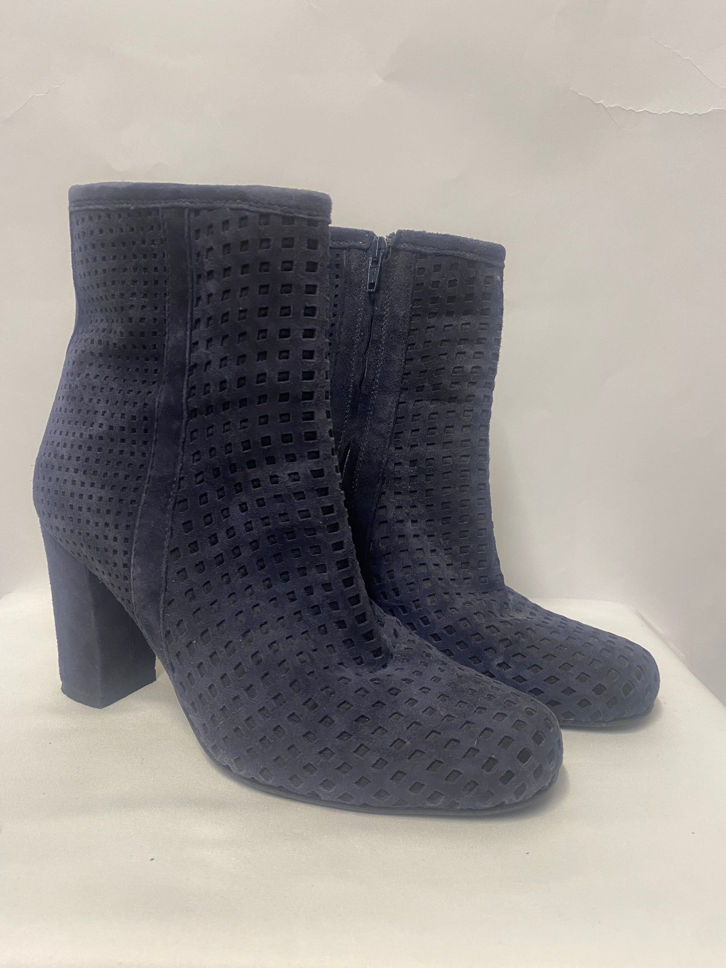 Daniel Footwear Dark Blue Heeled Boots 6/39