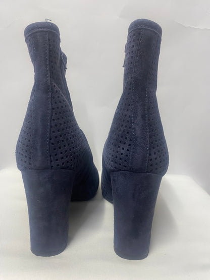 Daniel Footwear Dark Blue Heeled Boots 6/39