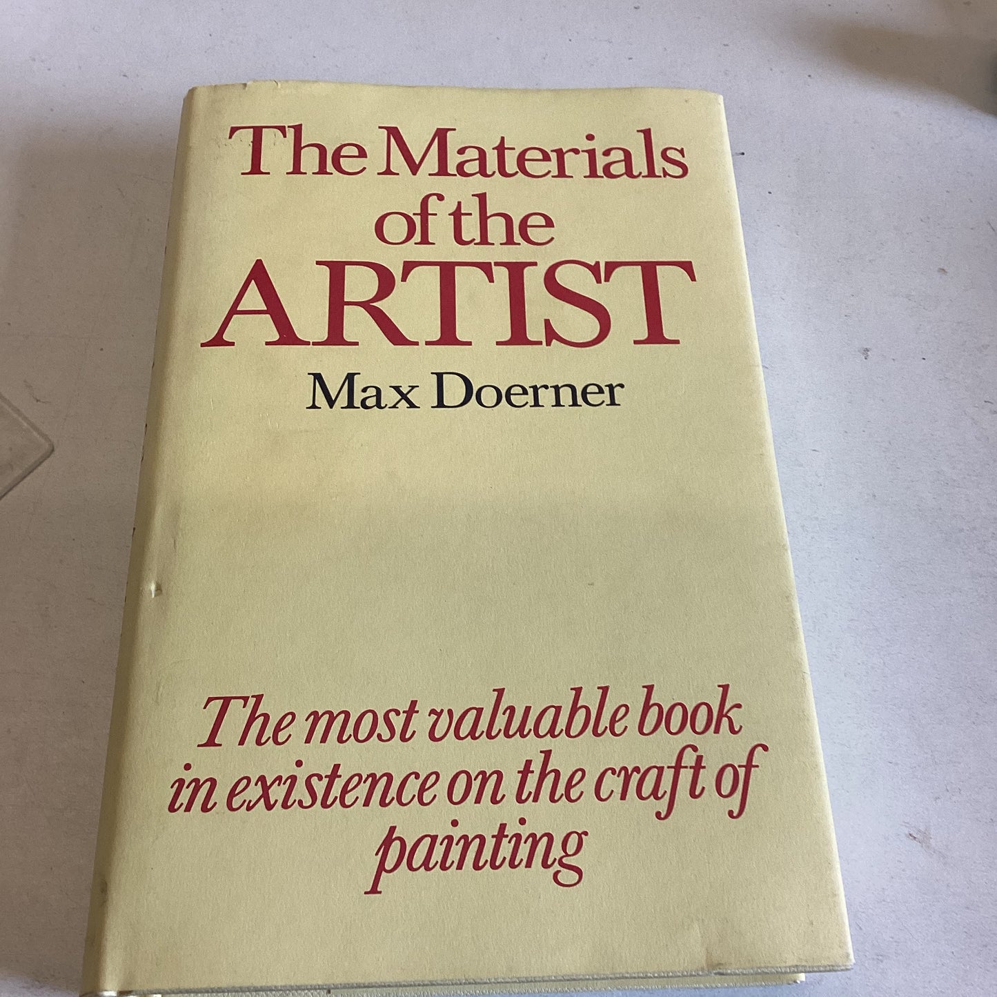 The Materials of The Artist Max  Doerner