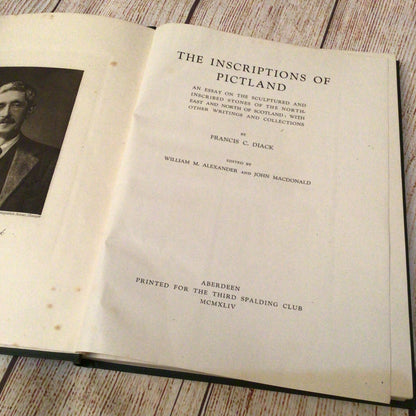 The Inscriptions of Pictland by Francis C. Diack (1944)