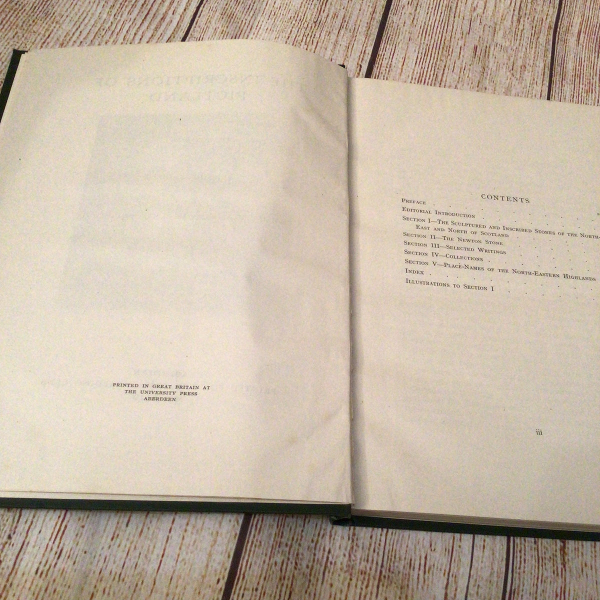 The Inscriptions of Pictland by Francis C. Diack (1944)