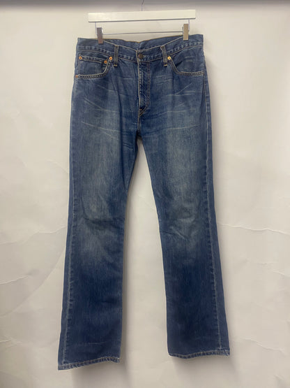 Levi's 507 Dark Blue Bootcut Jeans 34/36