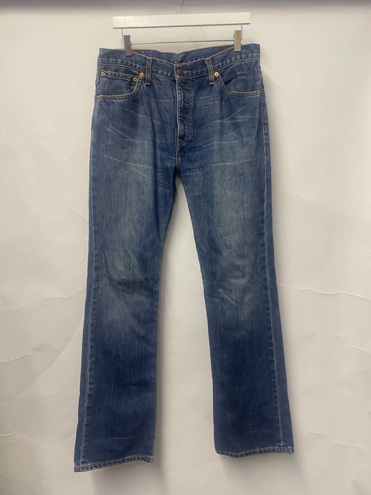 Levi's 507 Dark Blue Bootcut Jeans 34/36