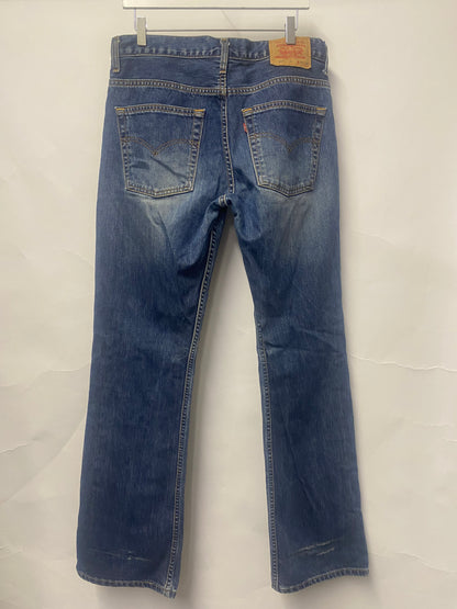 Levi's 507 Dark Blue Bootcut Jeans 34/36