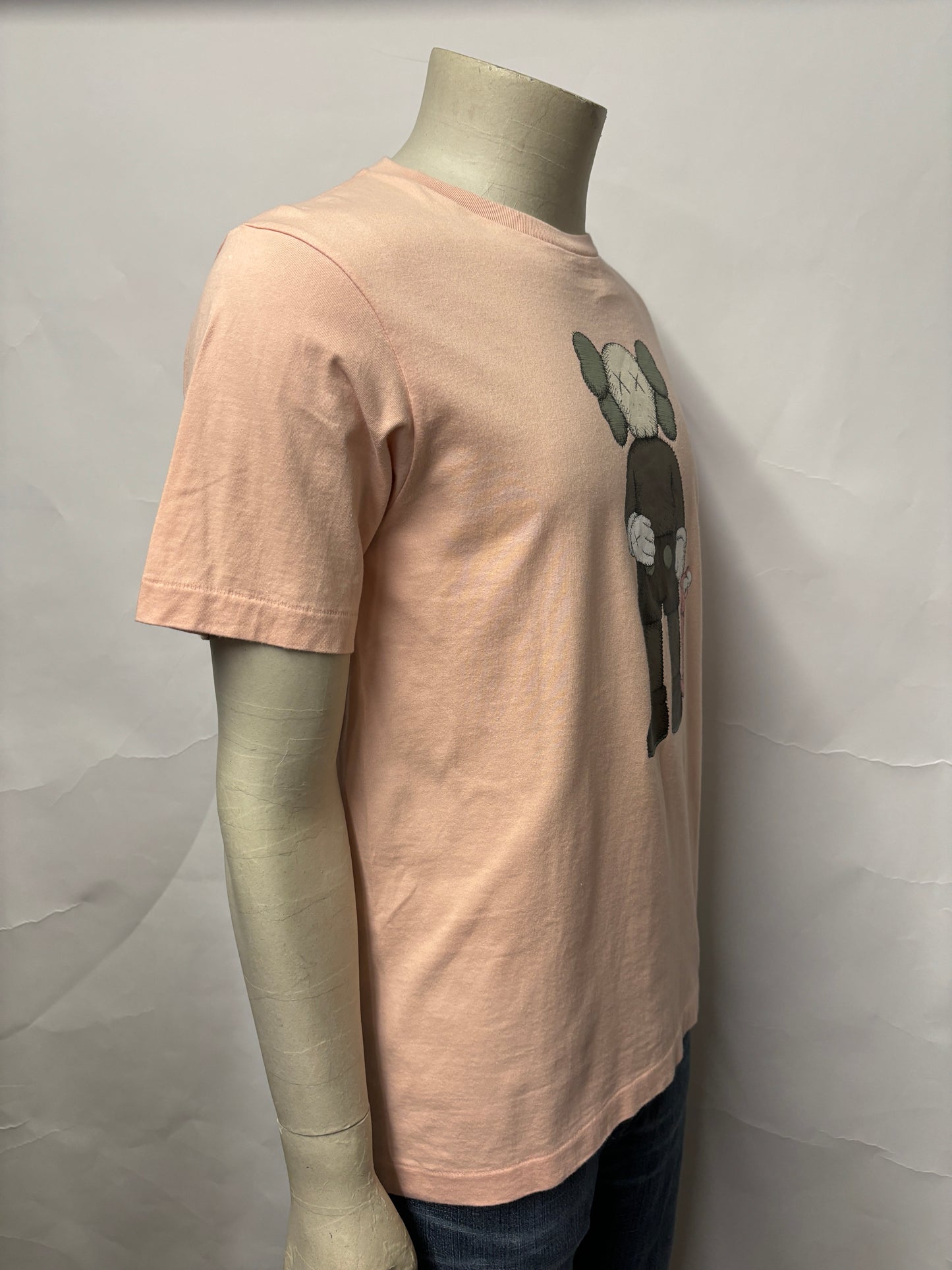 KAWS X Uniqlo Pink Graphic T-shirt Medium