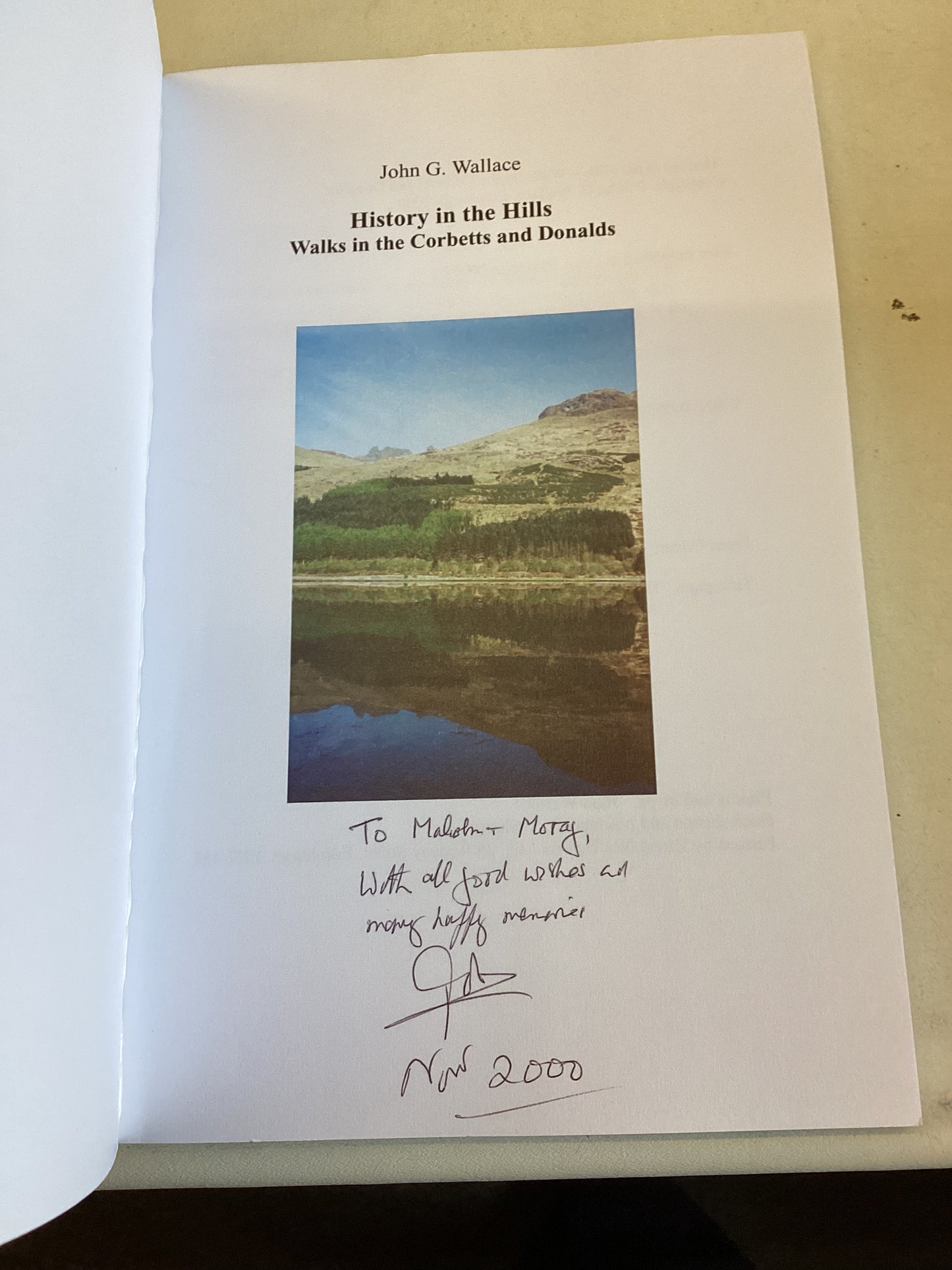 History In The Hills Walks In The Corbetts and Donalds John G Wallace