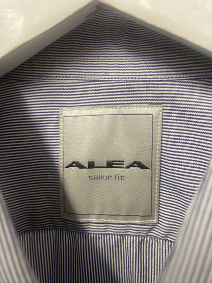 ALEA Blue and White Striped Cotton Shirt 16/41