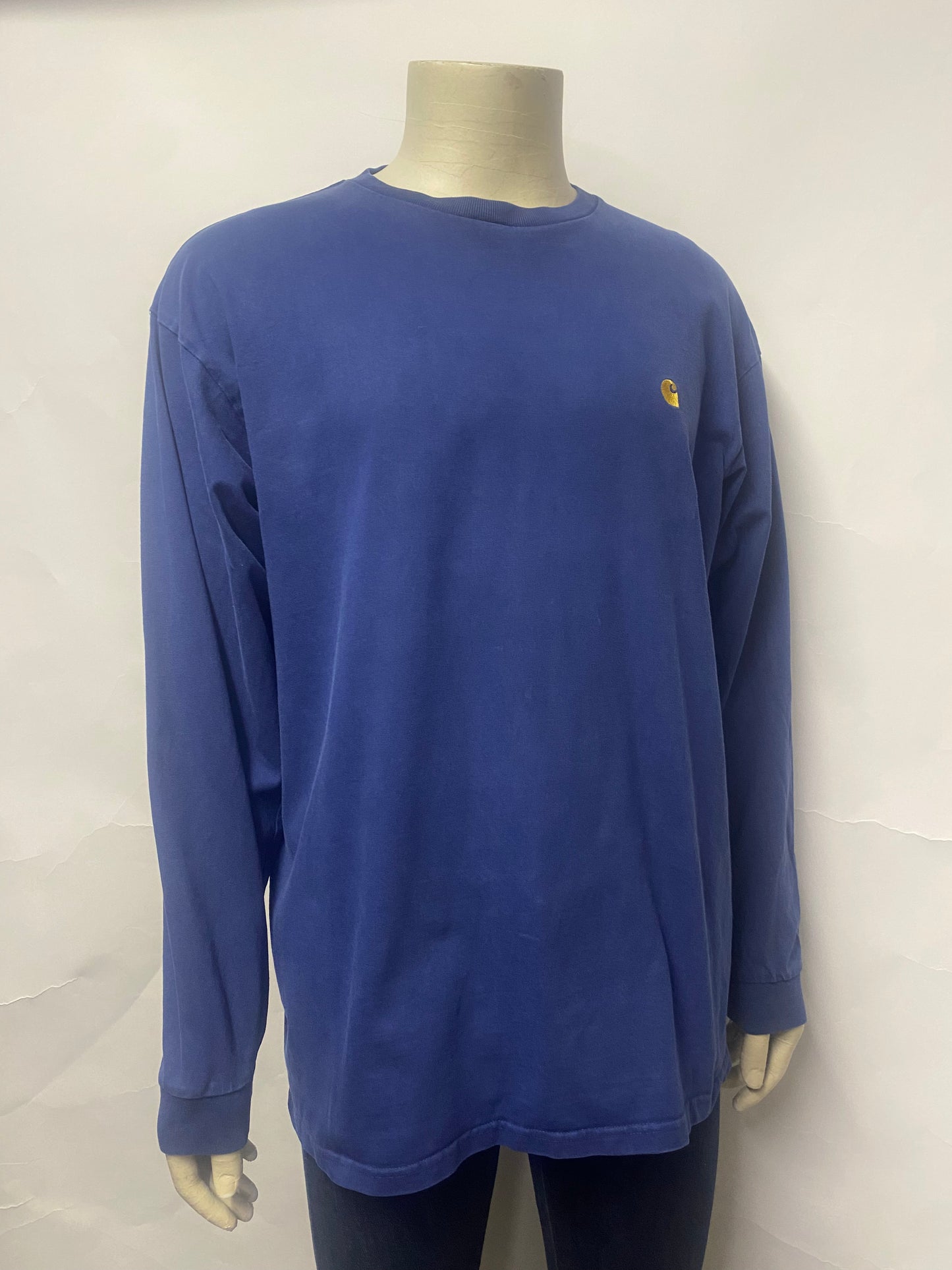 Carhartt WIP Blue Chase Long Sleeve T-shirt XL