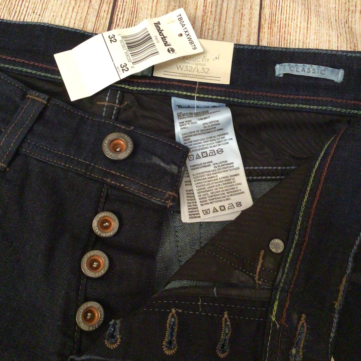 BNWT Timberland Blue Classic Fit Jeans Size W32 L32
