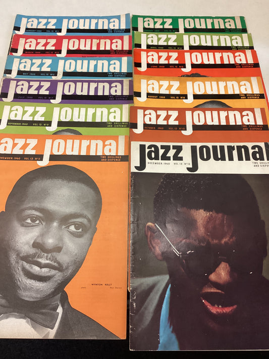 Jazz Journal January 1960 - December 1960 Vol Vol 13 No 1 to 12
