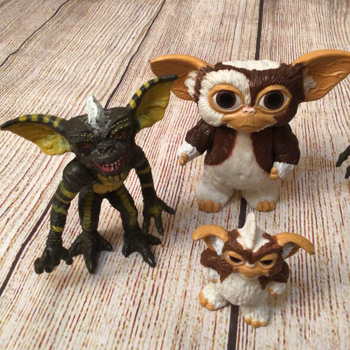 Gremlins Stripe, Gizmo & Mini Figures 1984 LJN, Set of 5 (2-6 inches)