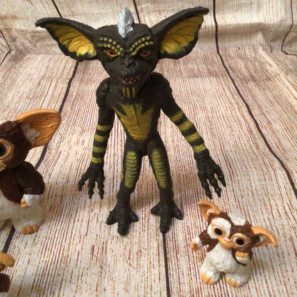 Gremlins Stripe, Gizmo & Mini Figures 1984 LJN, Set of 5 (2-6 inches)