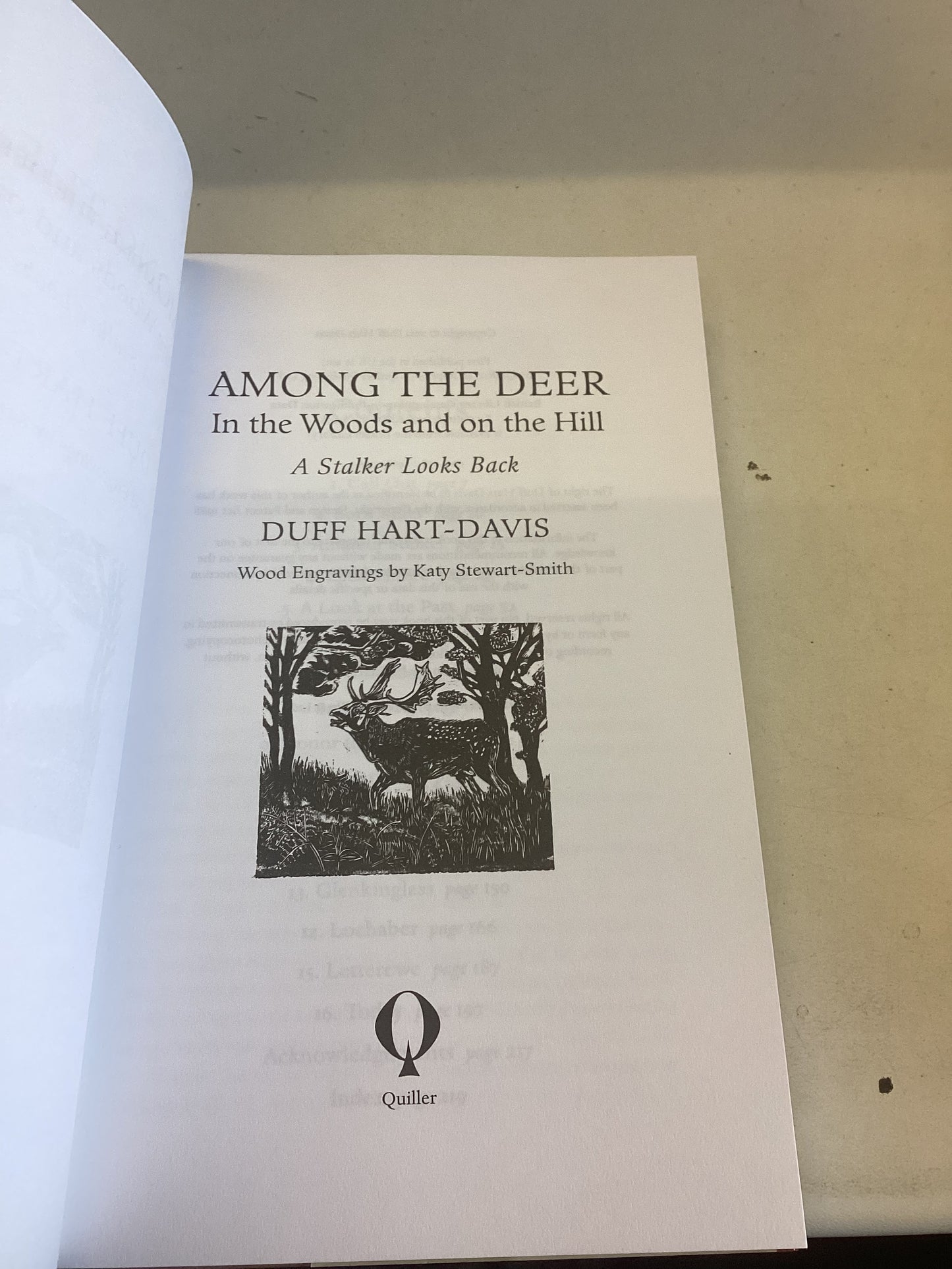 Among the Deer In The Woods and On The Hill A Stalker Looks Back Duff Hart-Davis