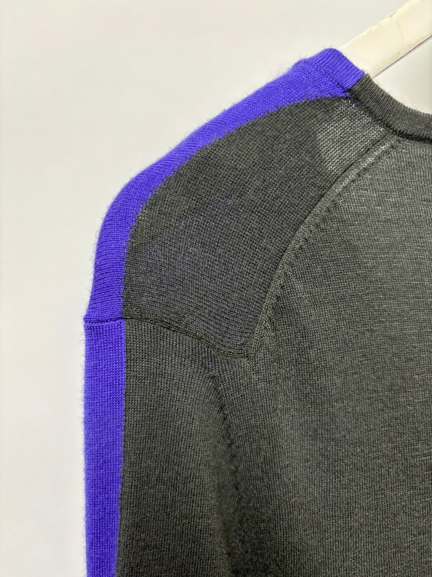 Balenciaga Purple Cashmere V-neck Knit 36