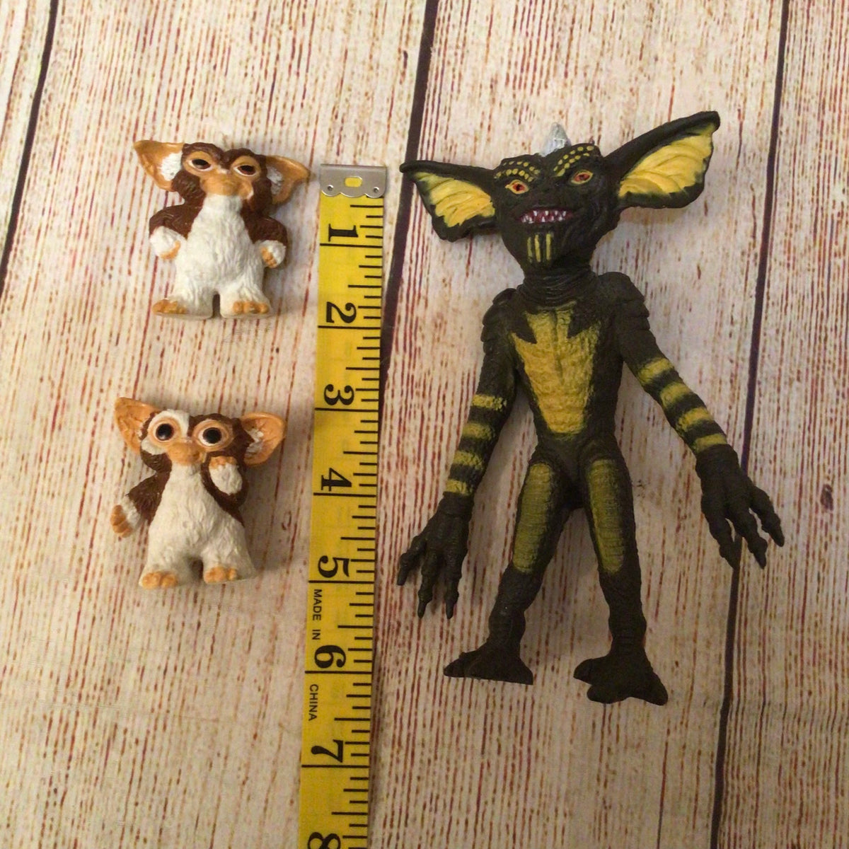 Gremlins Stripe, Gizmo & Mini Figures 1984 LJN, Set of 5 (2-6 inches)