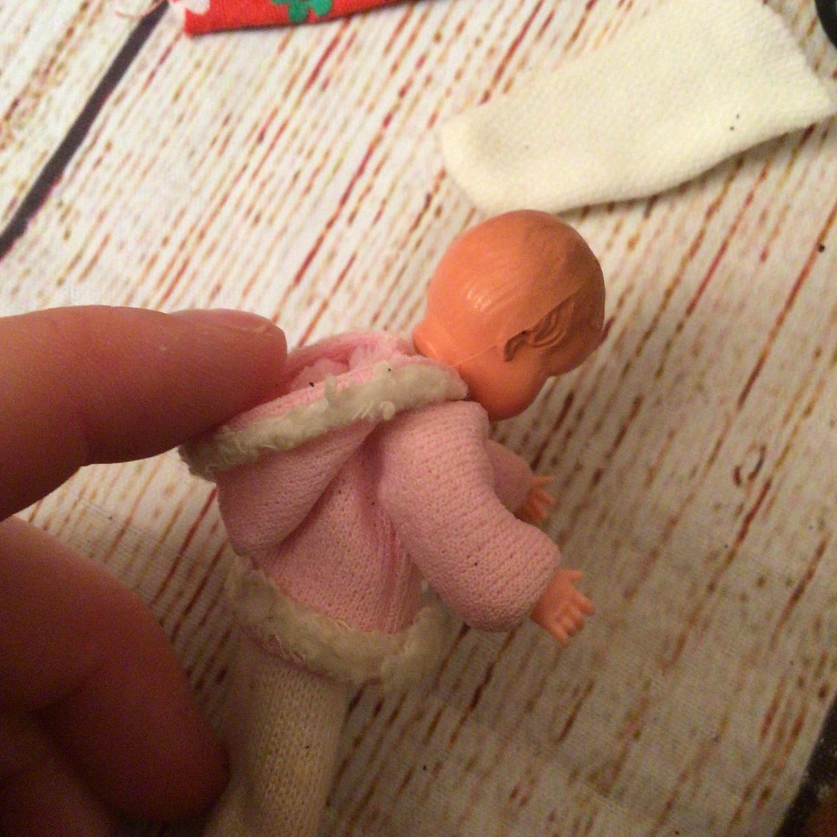 Vintage Caco Doll (maybe) & Miscellaneous Clothes job lot