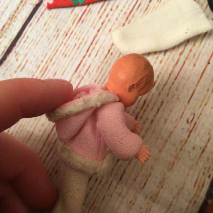 Vintage Caco Doll (maybe) & Miscellaneous Clothes job lot