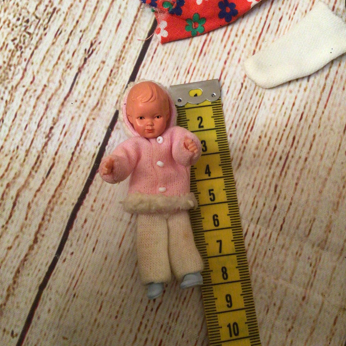 Vintage Caco Doll (maybe) & Miscellaneous Clothes job lot