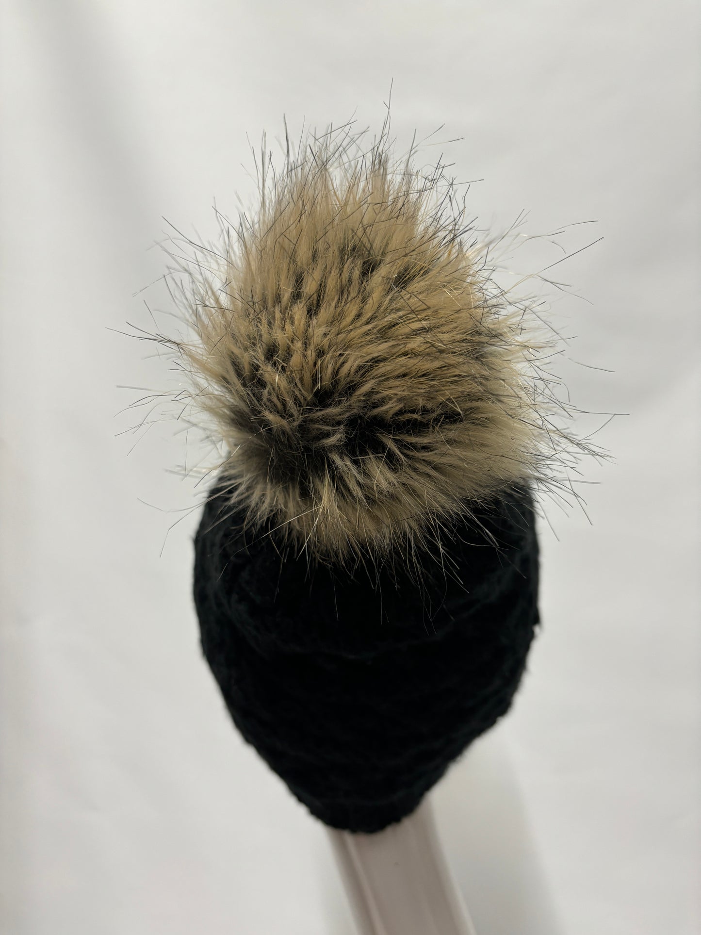 Nevica Black Knitted Bobble Hat OS