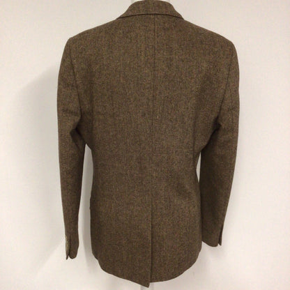 Topman Brown 16% Wool Blazer Jacket Size Ch 40"