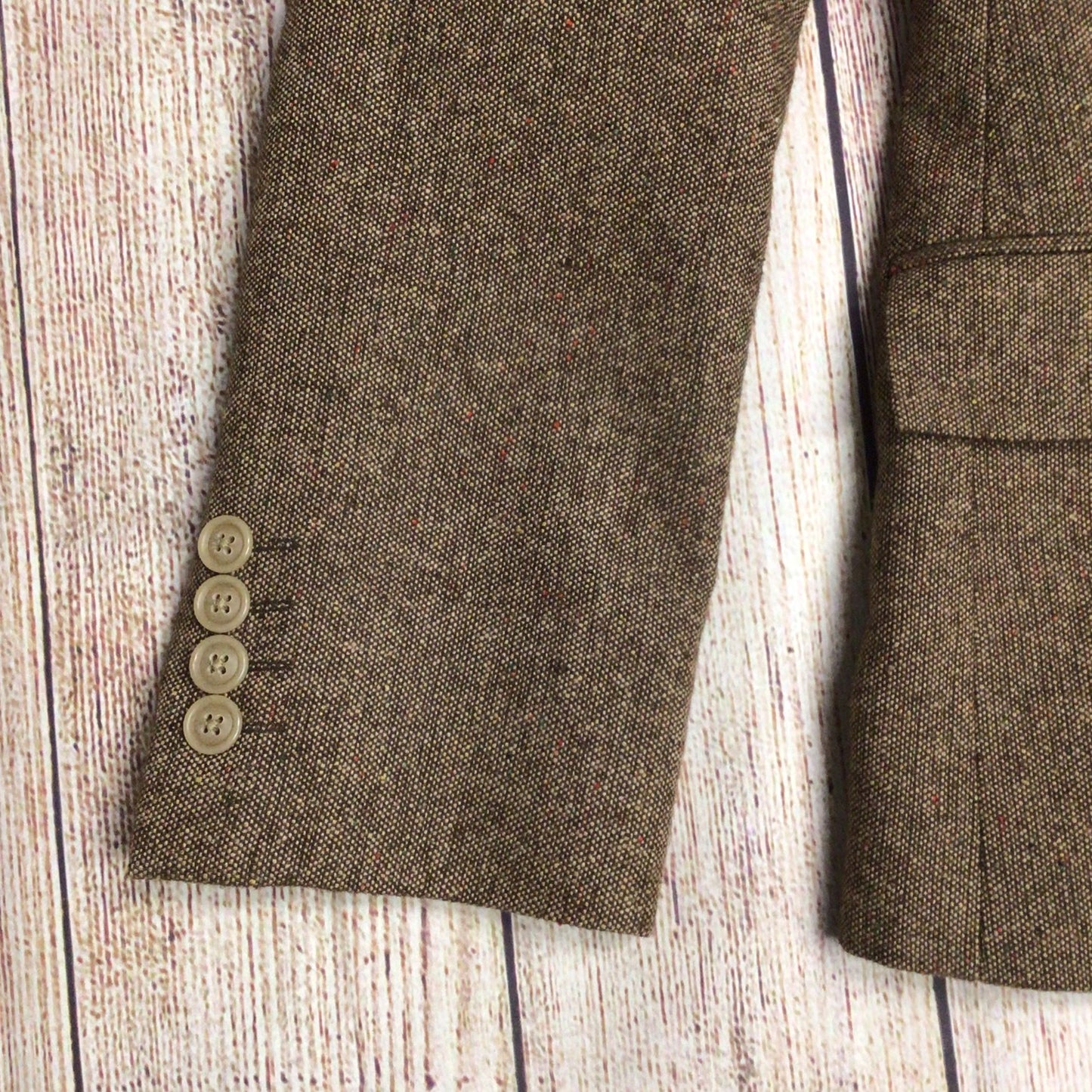 Topman Brown 16% Wool Blazer Jacket Size Ch 40"