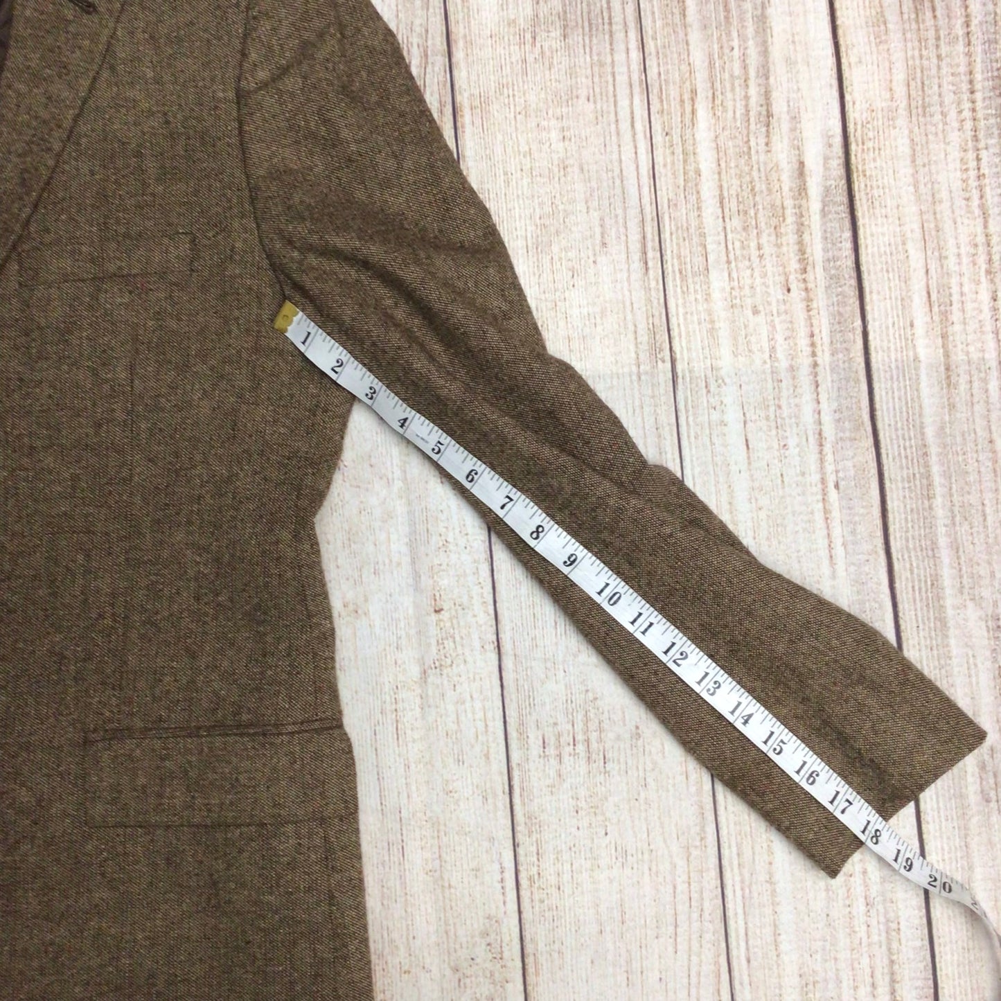 Topman Brown 16% Wool Blazer Jacket Size Ch 40"