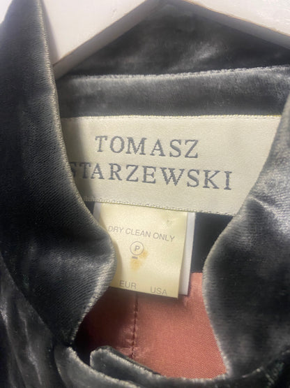 Tomasz Starzewski Green Velour Jacket 10