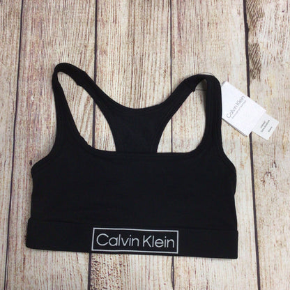 BNWT Calvin Klein Black Unlined Bralette Size 8 (XS)