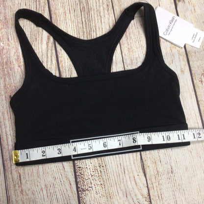 BNWT Calvin Klein Black Unlined Bralette Size 8 (XS)