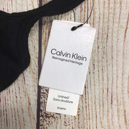 BNWT Calvin Klein Black Unlined Bralette Size 8 (XS)